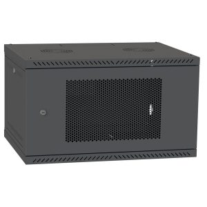 19-Zoll Wand-Netzwerkschrank mit perforierter Fronttür 6U 350 mm